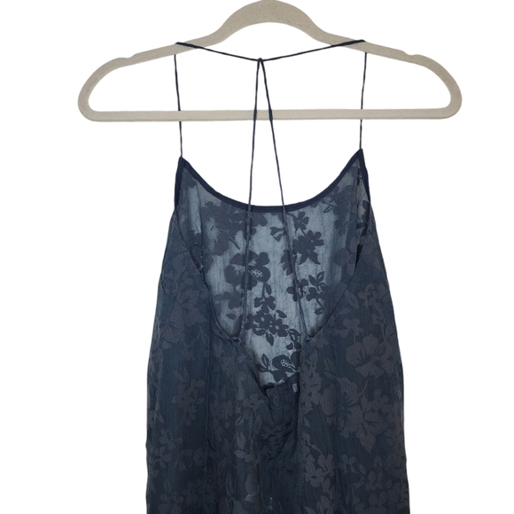Madewell Floral Halter Cover-Up Sheer Midi Dress - Picture 9 of 10